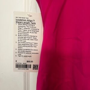 Luluemon Align Waist-Length Tank